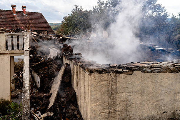 Professional Fire Damage Removal technician working in Clifton, NJ